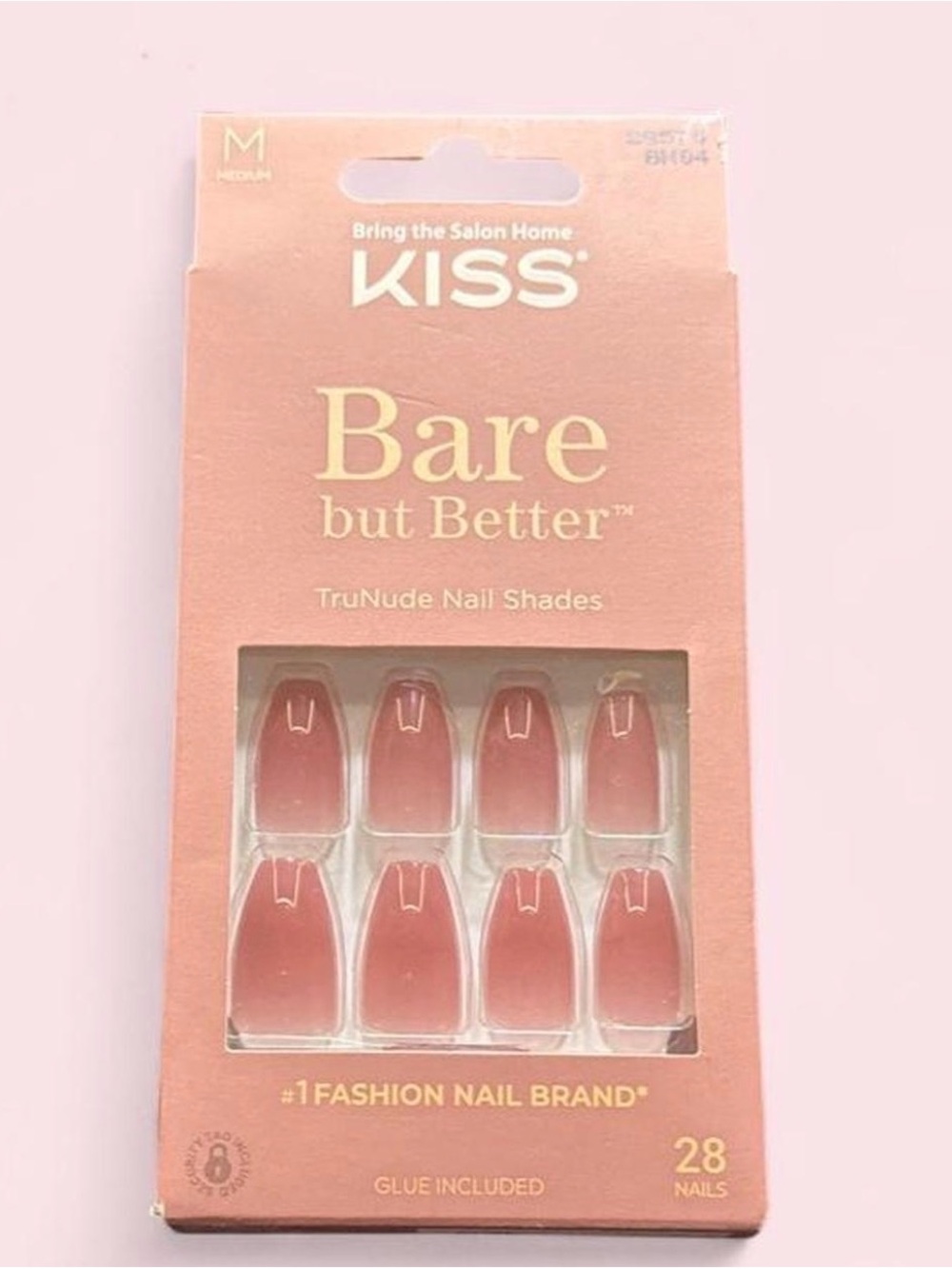 Kiss Pink Gloss Press-On Nails